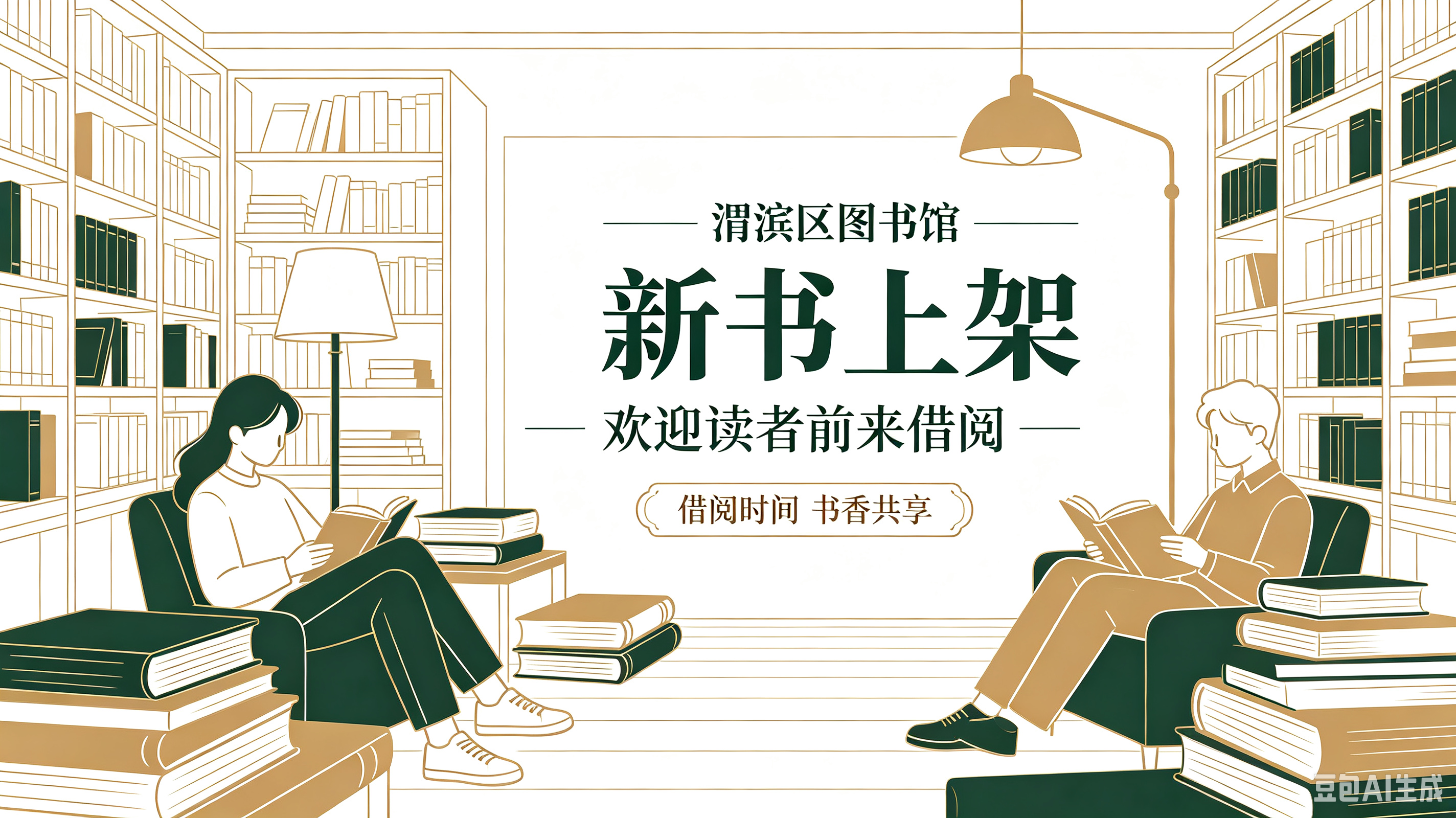 书香焕新｜渭滨区图书馆大批新书就位，欢迎读者前来借阅